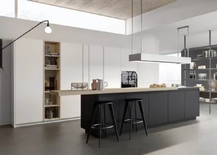 Cucina Moderna Sistematica con isola 07 Tratto di La Casa Moderna