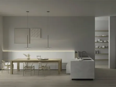 Cucina Moderna Sistematica con penisola 04 Tratto di La Casa Moderna