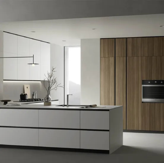 Cucina Moderna Sistematica con penisola 05 Tratto di La Casa Moderna