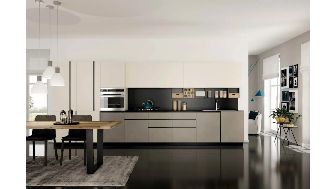 Cucina Moderna Sistematica lineare 03 Tratto di La Casa Moderna