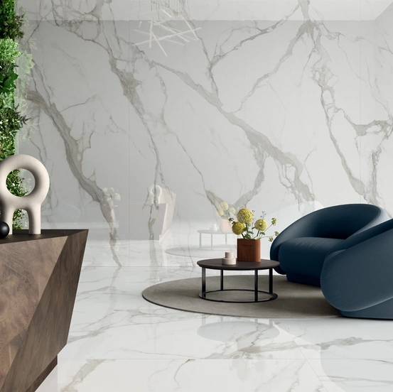 Piastrelle effetto marmo Noblesse Calacatta Prestige di Lea Ceramiche