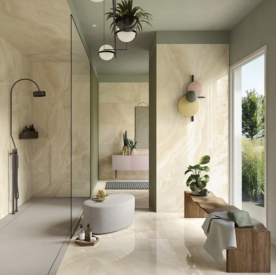 Piastrelle Noblesse Onyx Oyster di Lea Ceramiche