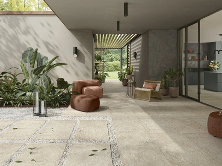 Piastrelle effetto pietra Pulse Sand di Lea Ceramiche