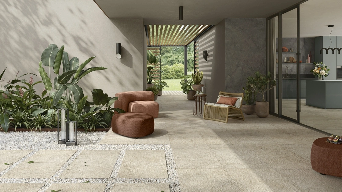 Piastrelle effetto pietra Pulse Sand di Lea Ceramiche