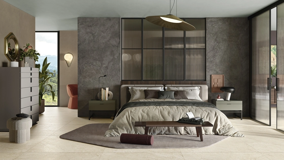 Piastrelle effetto pietra Pulse Sand di Lea Ceramiche