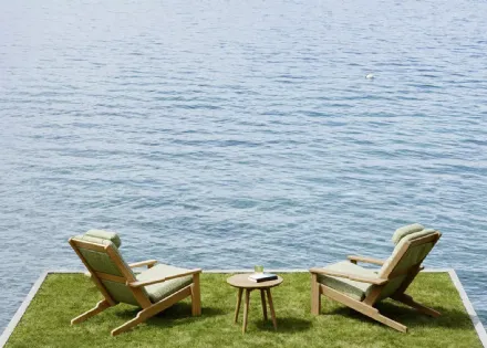 Tavolino in Teak massello Lapis di Varaschin